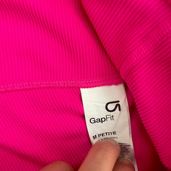 Gapfit Ribbed Pink Leggings - Picture 3 of 3